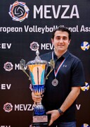 نایب قهرمانی مربی بین‌المللی مهابادی در والیبال اروپای مرکزی