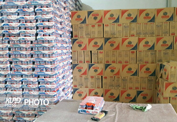 کشف یک تن کالای اساسی قاچاق در مرزهای آذربایجان غربی