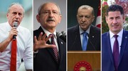 نامزدهای انتخابات ریاست جمهوری ترکیه اعلام شدند