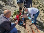 نجات جان کوهنورد ۵۵ ساله در ارتفاعات ارومیه