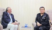 دیدار مظلوم کوبانی با وزیر امور خارجه اسبق ایتالیا