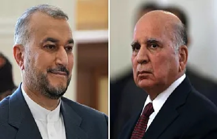 Iranian, Iraqi foreign ministers discuss ties in phone call