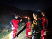 نجات جان مرد مفقود شده در ارتفاعات تکاب