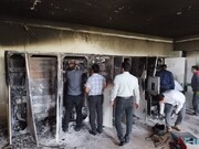 آتش سوزی ایستگاه پمپاژ سد ایلام / استاندار به محل سانحه رفت