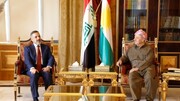 گفتگوی مسعود بارزانی با معاون نخست وزیر عراق دربارۀ مطالبات شهروندان در مناطق مختلف
