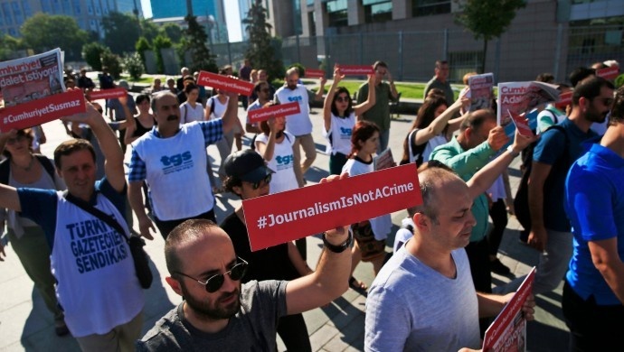 وضعیت آزادی رسانه ها در ترکیه بسیار بد است