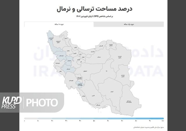 ۹۷ درصد مساحت ایران درگیر خشکسالی است