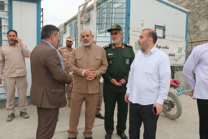 بازدید وزیر کشور از زیرساخت‌های مرز شیخ صله 