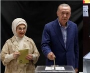 اردوغان رای خود را به صندوق انداخت