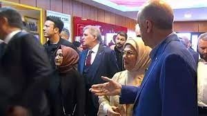 درگیری در حین رای دادن اردوغان