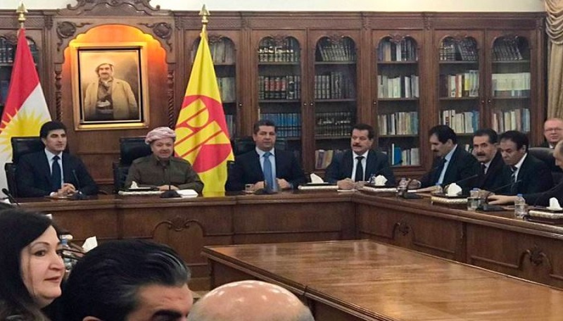 بررسی رای دادگاه فدرال درباره پارلمان کردستان در دفتر سیاسی حزب دموکرات