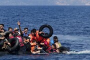غرق شدن کشتی پناهجویان سوری در دریای مدیترانه