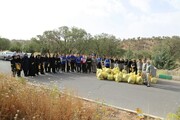 همایش پاکسازی محیط زیست و طبیعت در چغاسبز ایلام برگزار شد