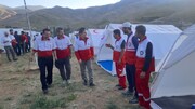 صعود تیم های عملیاتی هلال احمر کردستان به ارتفاعات چهل چشمه