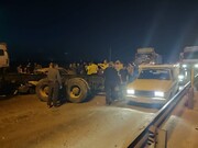 نا امنی در جاده های آذربایجان غربی؛ از تصادف زنجیره ای تا برخورد با خودروی پلیس