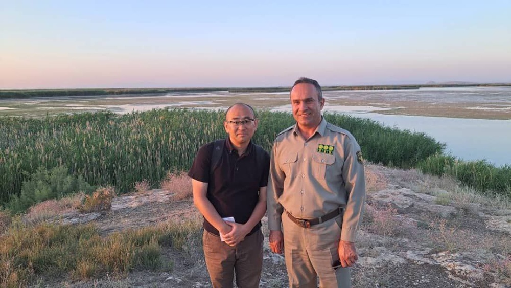 تیم عمران ملل متحد از تالاب بین المللی «کانیبرازان» مهاباد بازدید کردند