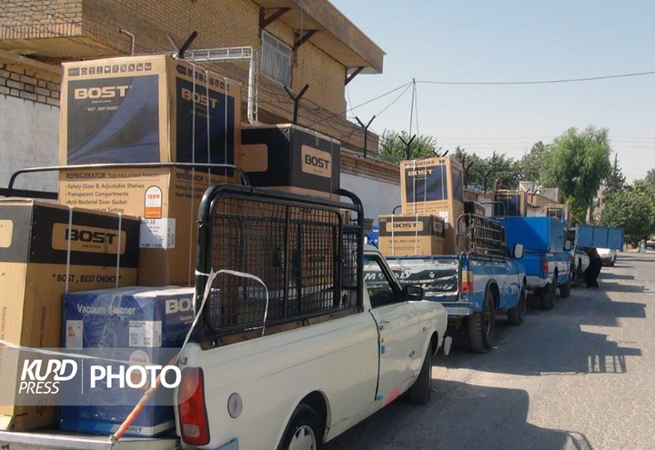 اهدای ۵۵۴ فقره جهیزیه به نوعروسان تحت حمایت کمیته امداد کردستان