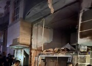 مصدومیت ٢ نفر طی انفجار گاز در ارومیه/ ١١ واحد ساختمانی خسارت دید