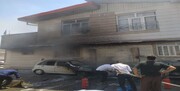 آتش گرفتن ۲ خودرو سواری در مهران