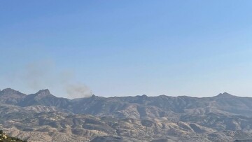 آتش سوزی جدید در کوه جودی 