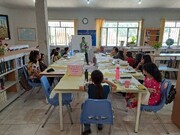 برگزاری کارگاه آموزشی نقاشی طرح «آفتاب کتاب» در مهاباد