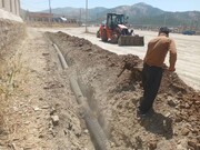 اجرای ۲ کیلومتر شبکه آب در مرز باشماق مریوان در ایام اربعین حسینی