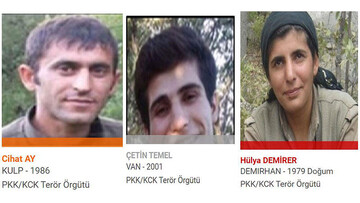 کشته شدن سه تن از اعضای PKK در دیاربکر