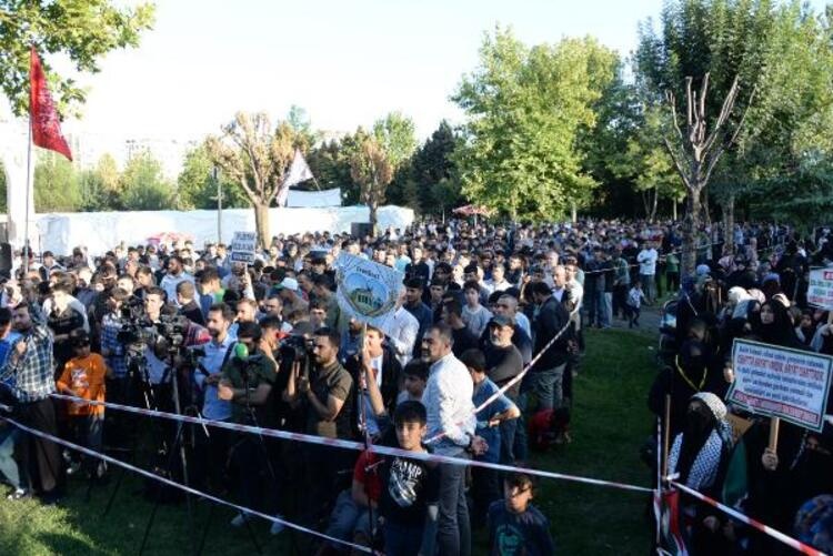 تجمع هواداران هداپار در دیاربکر در حمایت از حماس؛ مردم فلسطین از ناموس امت اسلامی دفاع می کنند