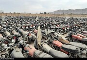 6 هزار موتورسیکلت رسوبی در پارکینگ های کرمانشاه وجود دارد