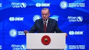 Erdogan says US support for Kurdish militants threatens Turkey