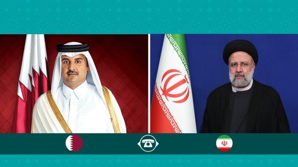 رایزنی تلفنی رییسی و امیر قطر در مورد مسائل غزه 