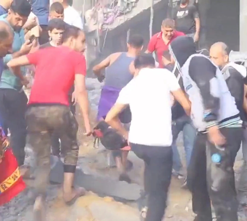 حمله اسرائیل به کمپ آوارگان جبالیه و جان باختن 150 نفر