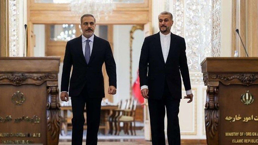 Iran, Turkey urge coordination to support Palestine