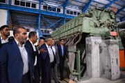 بازدید وزیر کار از وضعیت کارخانه راکد بیستون تامین