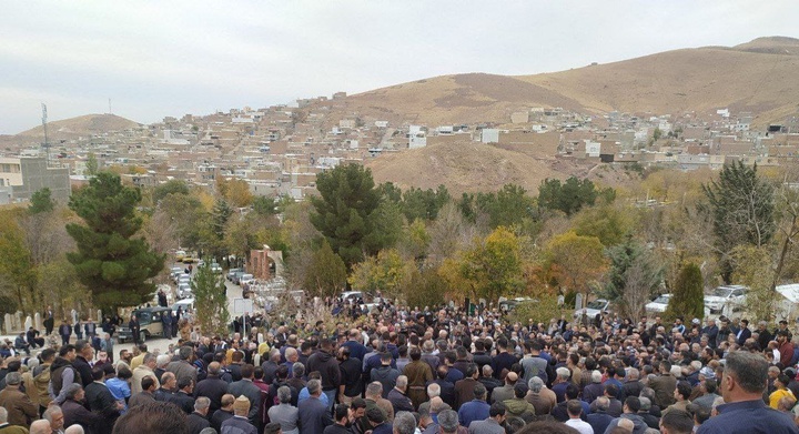 پیکر «خدر رش احمدی» در قطعه هنرمندان مهاباد به خاک سپرده شد