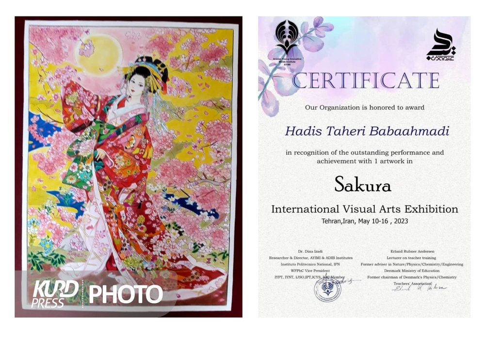 زنی در قلب هنر