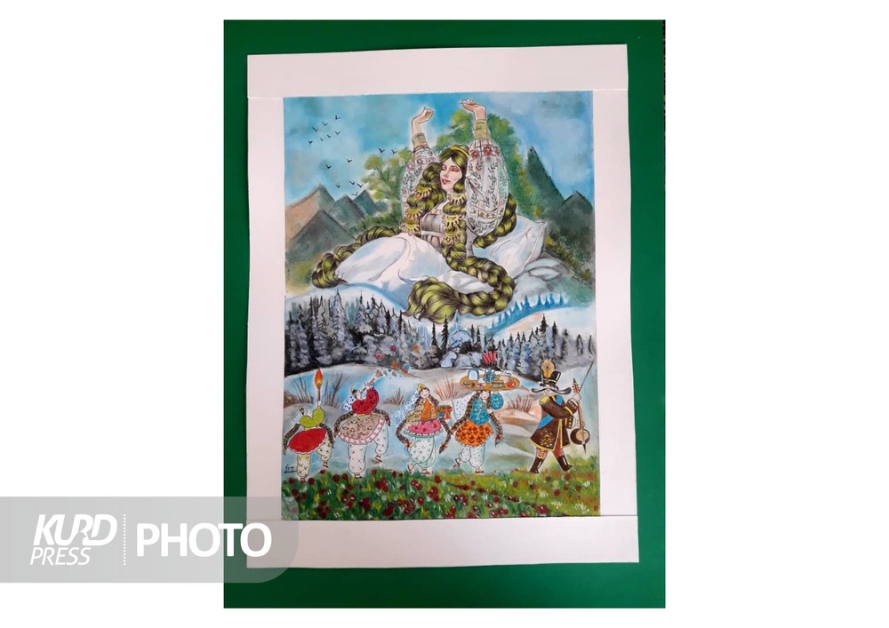 زنی در قلب هنر