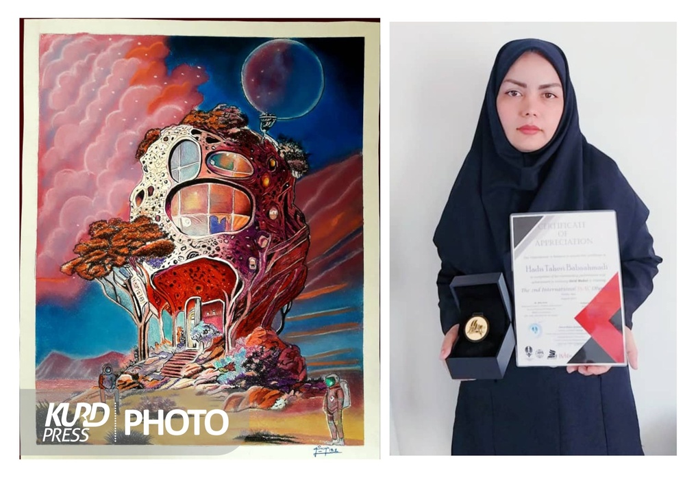 زنی در قلب هنر