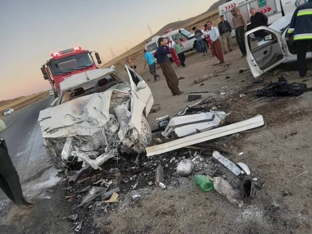 یک کشته و ٣ مصدوم در تصادف جاده مهاباد- سردشت
