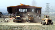 تخریب ۱۲۸ مورد ساخت و ساز غیرمجاز در کرمانشاه