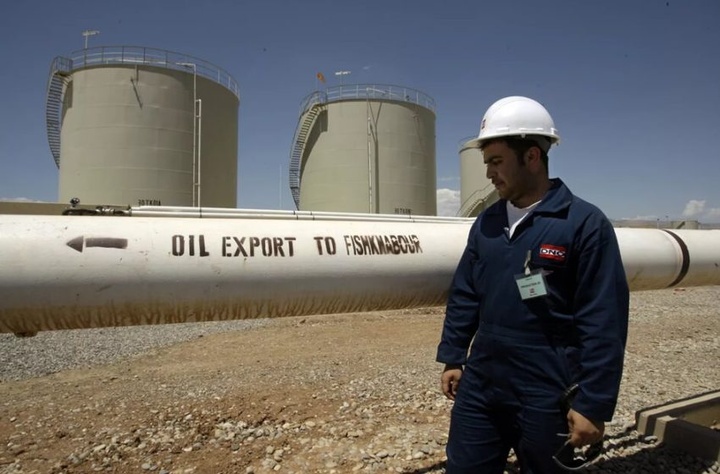 درآمد ماهیانه 25 میلیون دلاری ترکیه از صادرات نفت اقلیم کردستان عراق