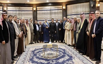 دیدار مشترک مظلوم کوبانی و صالح مسلم با هیأتی از روسای قبایل شمال و شرق سوریه