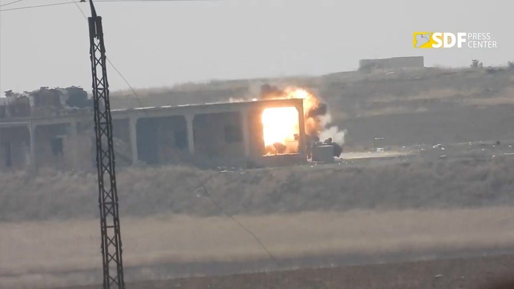 کشته شدن ۴ عضو شبهنظامیان وابسته به ترکیه در عملیات SDF در شمال حسکه