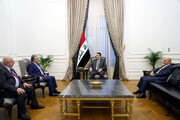 دیدار وزرای امور داخلی و اقتصاد و دارایی  اقلیم کردستان  با نخست وزیر عراق