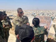 بازدید فرمانده سنتکام از پایگاههای آمریکا در مناطق تحت کنترل کردهای سوریه