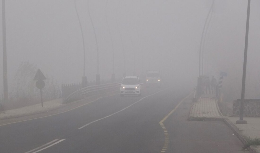 مه سنگین در دیاربکر زندگی شهروندان را مختل کرد