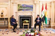 دیدار نخست وزیر اقلیم کردستان و معاون وزیر خارجه آمریکا
