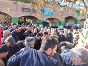 پیکر مجتبی ورمقانی مدیر کل سابق دامپزشکی کردستان در خاک آرام گرفت