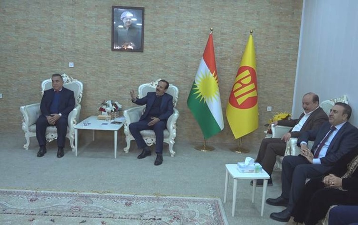 نشست دو جانبه حزب دمکرات کردستان و اتحادیه میهنی در کرکوک پس از گذشت شش سال نشست دو جانبه حزب دمکرات کردستان و اتحادیه میهنی در کرکوک پس از گذشت شش سال