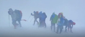 محدوده مفقود شدن کوهنوردان هزار مترمربع است/ ارتفاع برف به ١٠ متر می رسد